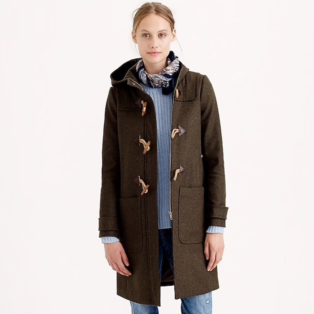 EUC J.Crew Toggle Coat - size 10